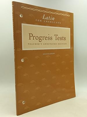 Seller image for LATIN FOR AMERICANS: Progress Tests; Teacher's Annotated Edition (Second Book) for sale by Kubik Fine Books Ltd., ABAA