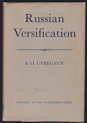 Immagine del venditore per RUSSIAN VERSIFICATION venduto da Easton's Books, Inc.