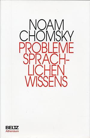 Bild des Verkufers fr Probleme sprachlichen Wissens. zum Verkauf von Antiquariat Bernhardt