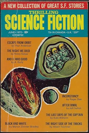 Imagen del vendedor de THRILLING SCIENCE FICTION: June 1972 a la venta por Books from the Crypt