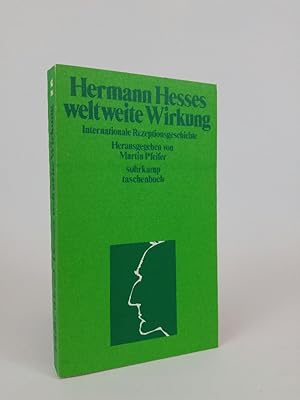 Bild des Verkufers fr Hermann Hesses weltweite Wirkung. International Rezeptionsgeschichte zum Verkauf von ANTIQUARIAT Franke BRUDDENBOOKS