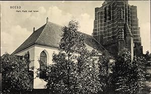 Ansichtskarte / Postkarte Beesd Geldermalsen Gelderland Niederlande, Ned. Herv. Kerk met toren