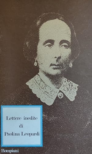 LETTERE INEDITE DI PAOLINA LEOPARDI