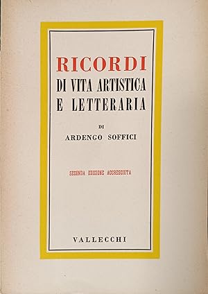 RICORDI DI VITA ARTISTICA E LETTERARIA