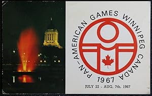 Winnipeg Pan-American Games 1967 Postcard