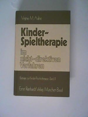 Bild des Verkufers fr Kinder- Spieltherapie im nicht-direktiven Verfahren zum Verkauf von ANTIQUARIAT FRDEBUCH Inh.Michael Simon