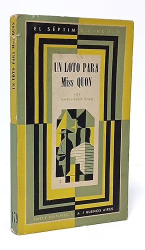 Imagen del vendedor de Un loto para Miss Quon. a la venta por Librera Berceo (Libros Antiguos)