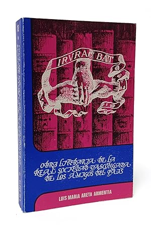 Seller image for Obra literaria de la Real Sociedad Vascongada de los Amigos del Pas. for sale by Librera Berceo (Libros Antiguos)