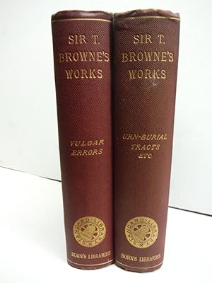 Lot of 2 Works of Sir Thomas Brown, 1900