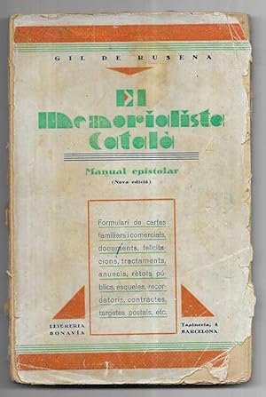 Memorialista Català, El, Cartes : Documents : Anuncis