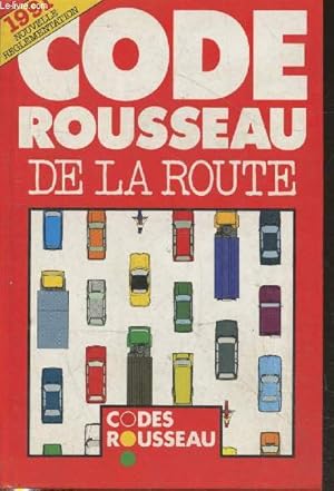 Image du vendeur pour Code Rousseau de la route - 1991 mis en vente par Le-Livre