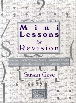 Seller image for Minilessons for Revision for sale by WeBuyBooks