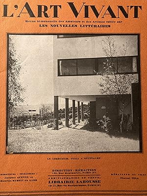 L'Art vivant. Revue. Vingt-quatre numéros.