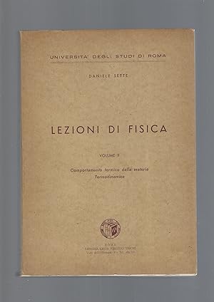 LEZIONI DI FISICA , vol. II