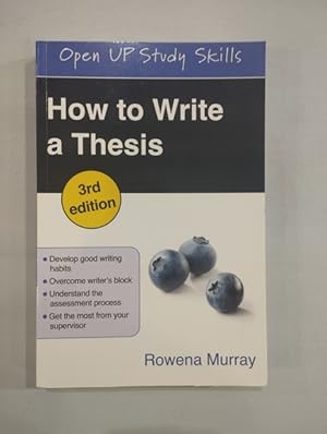Seller image for How to write a Thesis for sale by Saturnàlia Llibreria