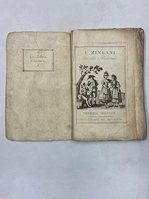 Imagen del vendedor de I ZINGANI STORIELLA PIACEVOLE. a la venta por Libreria antiquaria Dedalo M. Bosio