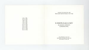 Exhibition card: On Kawara: Date Paintings (30 May-28 June 1985)