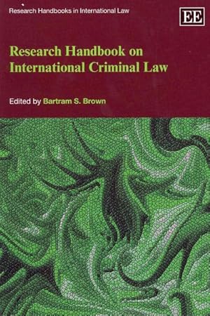 Seller image for Research Handbook on International Criminal Law for sale by GreatBookPricesUK