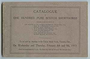 Catalogue of One Hundred Pure Scotch Shorthorns