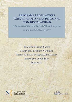 Seller image for Reformas legislativas para el Apoyo a las Personas con Discapacidad for sale by Vuestros Libros