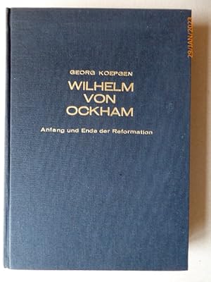 Imagen del vendedor de Wilhelm von Ockham. Anfang und Ende der Reformation. Als Manuskript gedruckt. (SIGNIERT). a la venta por Krull GmbH