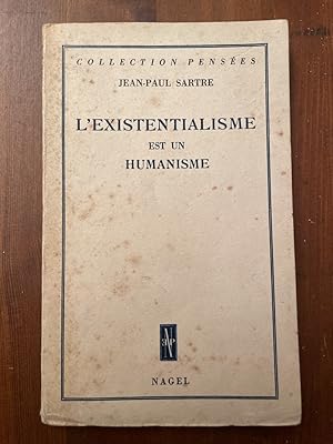 Image du vendeur pour L'existentialisme est un humanisme mis en vente par Librairie des Possibles