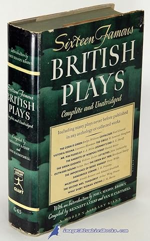 Imagen del vendedor de Sixteen Famous British Plays (Modern Library Giant #G63.1) a la venta por Bluebird Books (RMABA, IOBA)