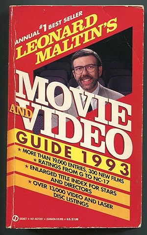Bild des Verkufers fr Leonard Maltin's Movie and Video Guide: 1993 Edition zum Verkauf von Between the Covers-Rare Books, Inc. ABAA
