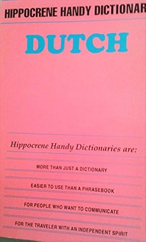 Bild des Verkufers fr Dutch at Your Fingertips (Hippocrene Handy Dictionaries S.) zum Verkauf von WeBuyBooks