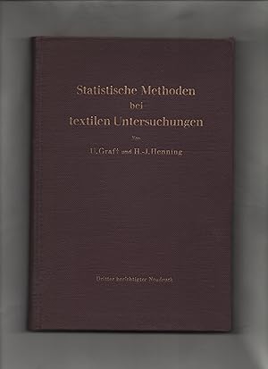 STATISTISCHE METHODEN BEI TEXTILEN UNTERSUCHUNGEN;