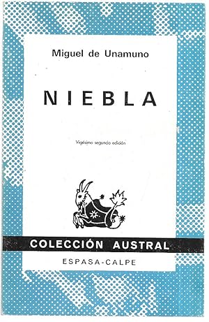 Imagen del vendedor de Niebla a la venta por FERDYDURKE LIBROS