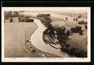 Immagine del venditore per Postcard Runnymede, Magna Charta Island, from the Air venduto da Bartko-Reher
