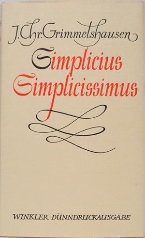 Seller image for Der abenteuerliche Simplicissimus. Nachwort von Alfred Kelletat. for sale by Antiquariat Richart Kulbach