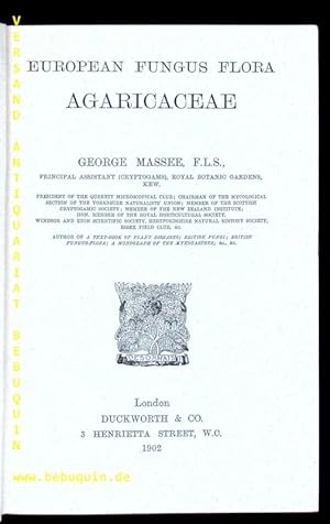 Image du vendeur pour European fungus flora. Agaricaceae. mis en vente par Antiquariat Bebuquin (Alexander Zimmeck)