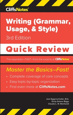 Imagen del vendedor de CliffsNotes Writing (Grammar, Usage, and Style): Quick Review (Paperback or Softback) a la venta por BargainBookStores