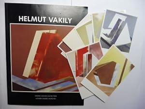 HELMUT VAKILY "FLUGZELTHAFEN" + AUTOGRAPH * + 8 FARB.-POSTKARTEN (Ausstellung). Ausstellung Galer...