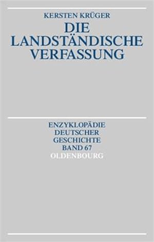 Seller image for Die Landständische Verfassung -Language: german for sale by GreatBookPricesUK