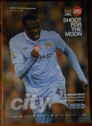 Shoot For the Moon. Manchester City v Sunderland. 31 March 2012