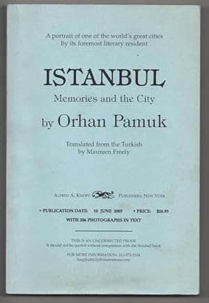 Seller image for Istanbul: Memories and the City for sale by Jeff Hirsch Books, ABAA