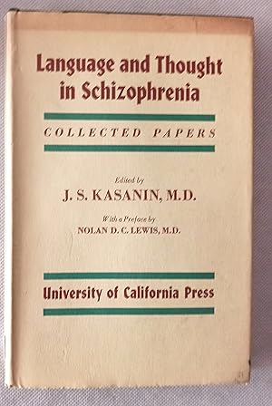 Imagen del vendedor de Language and Thought in Schizophrenia: Collected Papers a la venta por Gargoyle Books, IOBA