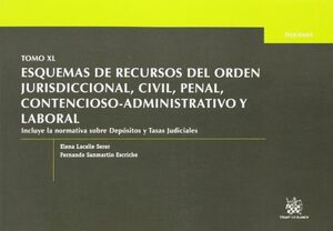 Seller image for ESQUEMAS DE RECURSOS DEL ORDEN JURISDICCIONAL, CIVIL, PENAL, CONTENCIOSO-ADMINIS for sale by Antrtica