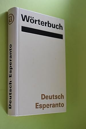 Immagine del venditore per Wrterbuch Deutsch-Esperanto. von venduto da Antiquariat Biebusch