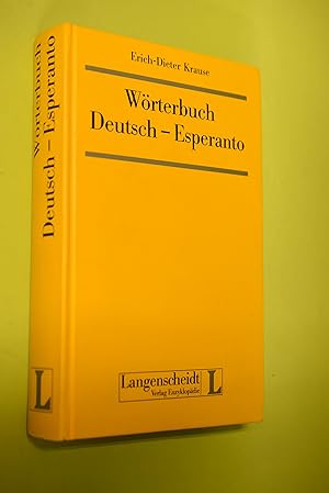 Wörterbuch; Teil: Deutsch-esperanto. Erich-Dieter Krause
