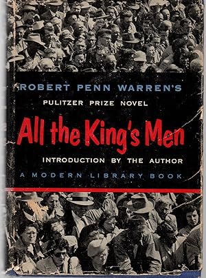 Image du vendeur pour Robert Penn Warren's Pulitzer Prize Novel All the King's Men mis en vente par Book Booth
