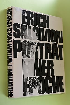 Bild des Verkufers fr Portrt einer Epoche. Erich Salomon. Ausw.: Han de Vries u. Peter Hunter-Salomon. Lebensbericht u. Unterschriften: Peter Hunter-Salomon zum Verkauf von Antiquariat Biebusch