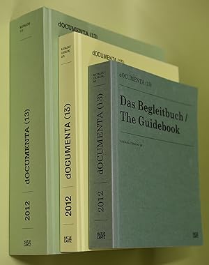 Bild des Verkufers fr dOCUMENTA (13) : 2012 : Kassel: Katalog. 1/3: Das Buch der Bcher, 2/3 Das Logbuch/The Logbook, 3/3: Das Begleitbuch/The Guidebook [Red.-Leitung Katrin Sauerlnder. bers. Kristina Bergmann .] zum Verkauf von Antiquariat Biebusch