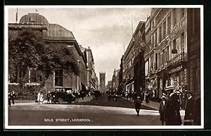 Bild des Verkufers fr Postcard Liverpool, Bold Street zum Verkauf von Bartko-Reher