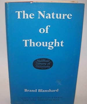 Bild des Verkufers fr The Nature of Thought Volume Two (The Muirhead Library of Philosophy) zum Verkauf von Easy Chair Books