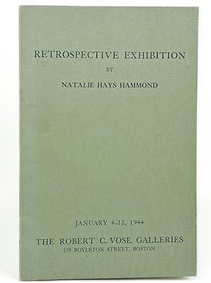 Imagen del vendedor de Retrospective Exhibition by Natalie Hays Hammond, Jan. 4-12, 1944 a la venta por Resource for Art and Music Books 