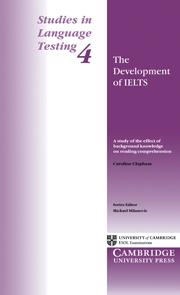 Imagen del vendedor de The Development of Ielts: A Study of the Effect of Background on Reading Comprehension a la venta por moluna